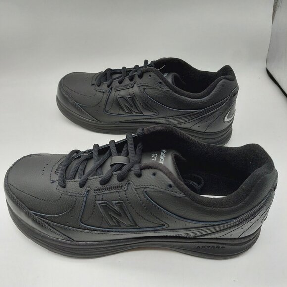 New Balance Women's 577 Walking Sneaker Black Size 10 D(Wide) - Picture 4 of 8